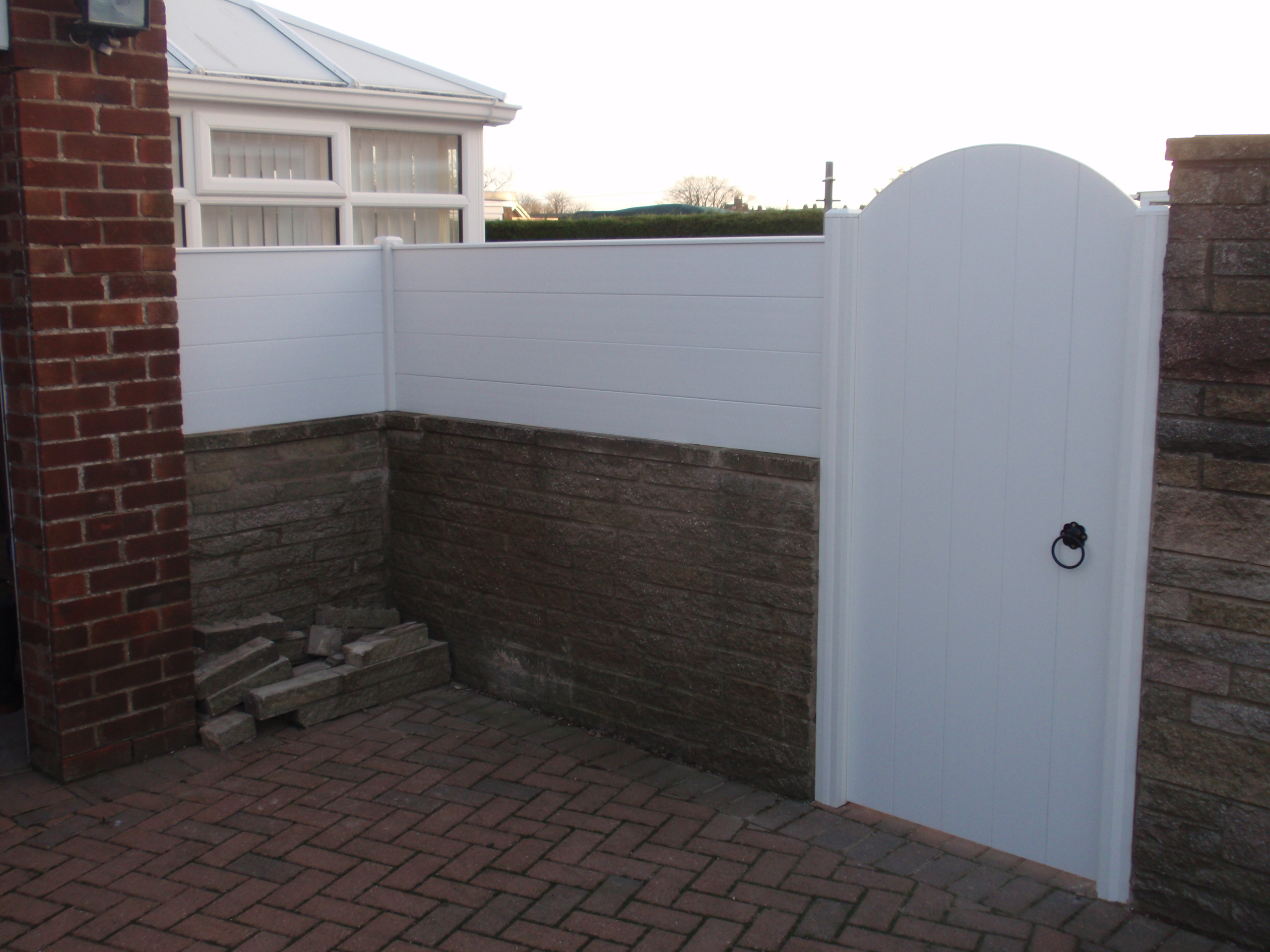 PVC Gates Arch Top Gate Plastic Gates PVC Gates and Fences PVC